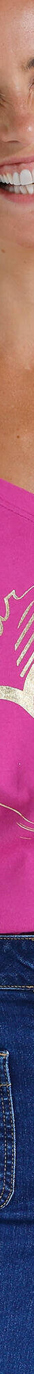 T-shirt col V imprimé doré (rose indien) T-shirt col V imprimé doré (rose indien)